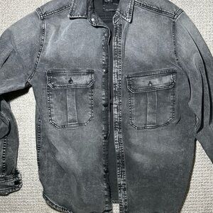 ZARA Men's Black Denim Jacket